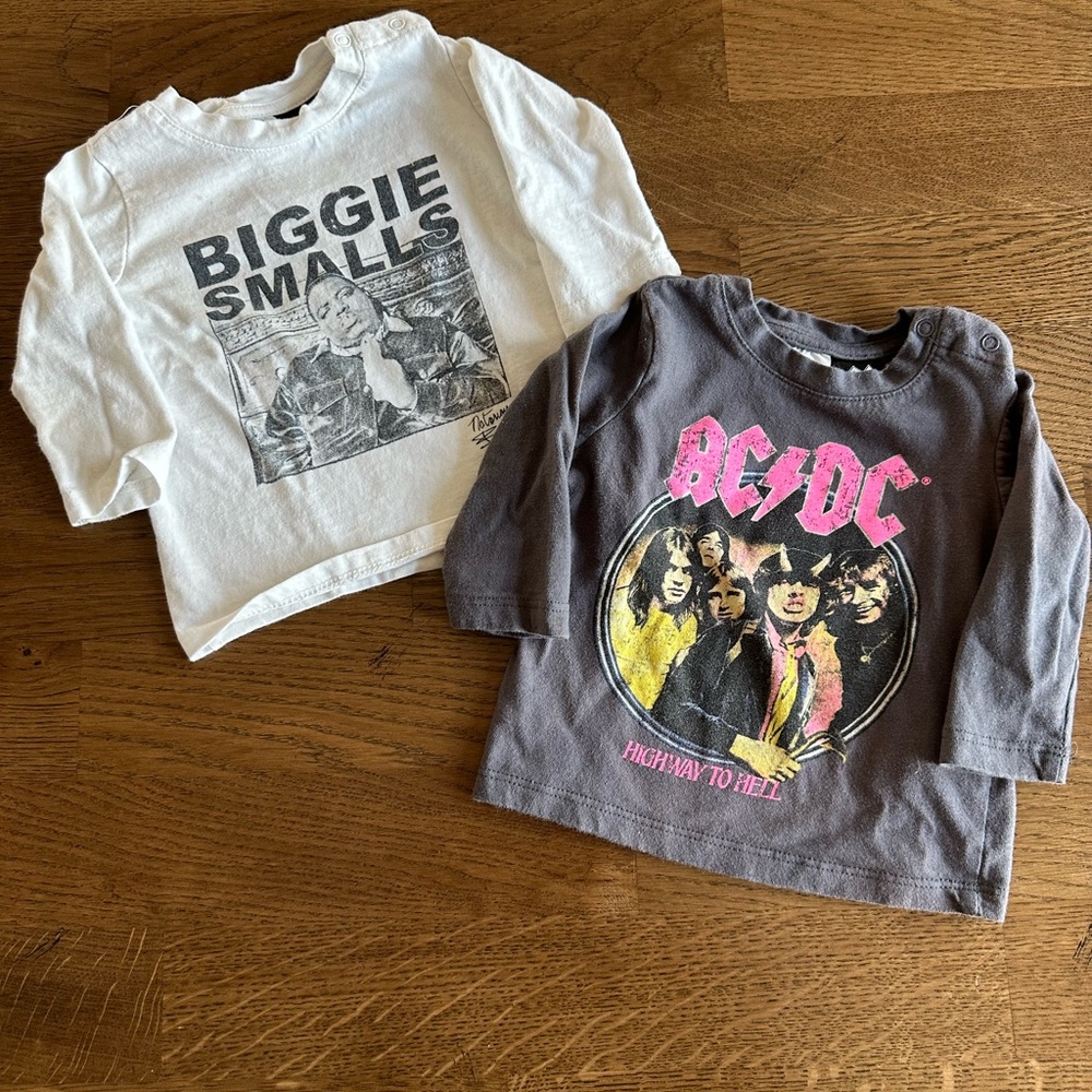 Biggie Smalls & AC/DC long sleeves